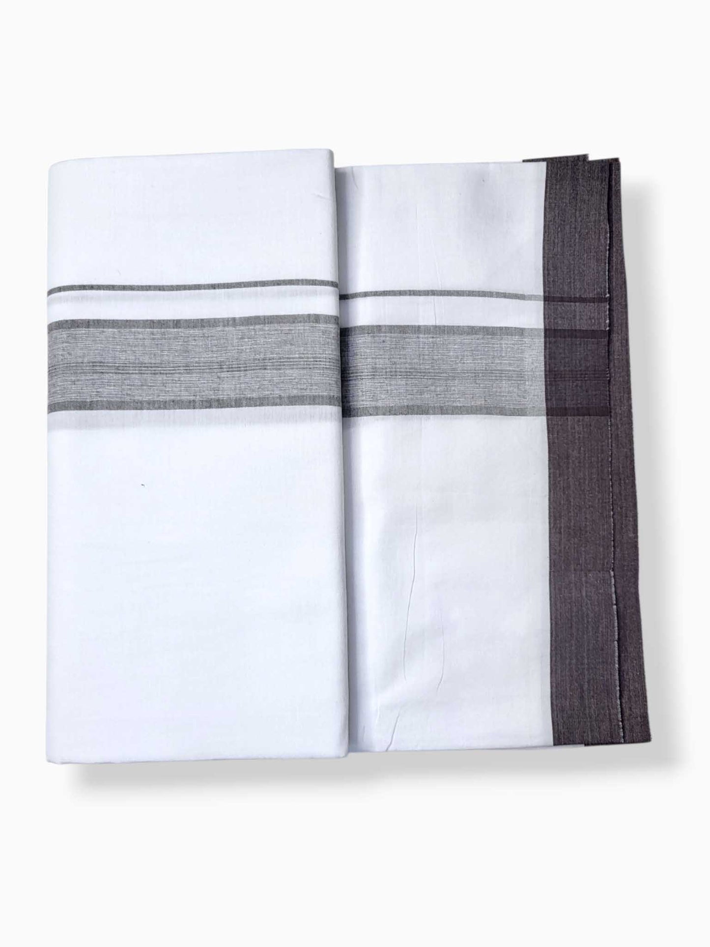 Single Kerala Pure White Mundu/Dhoti