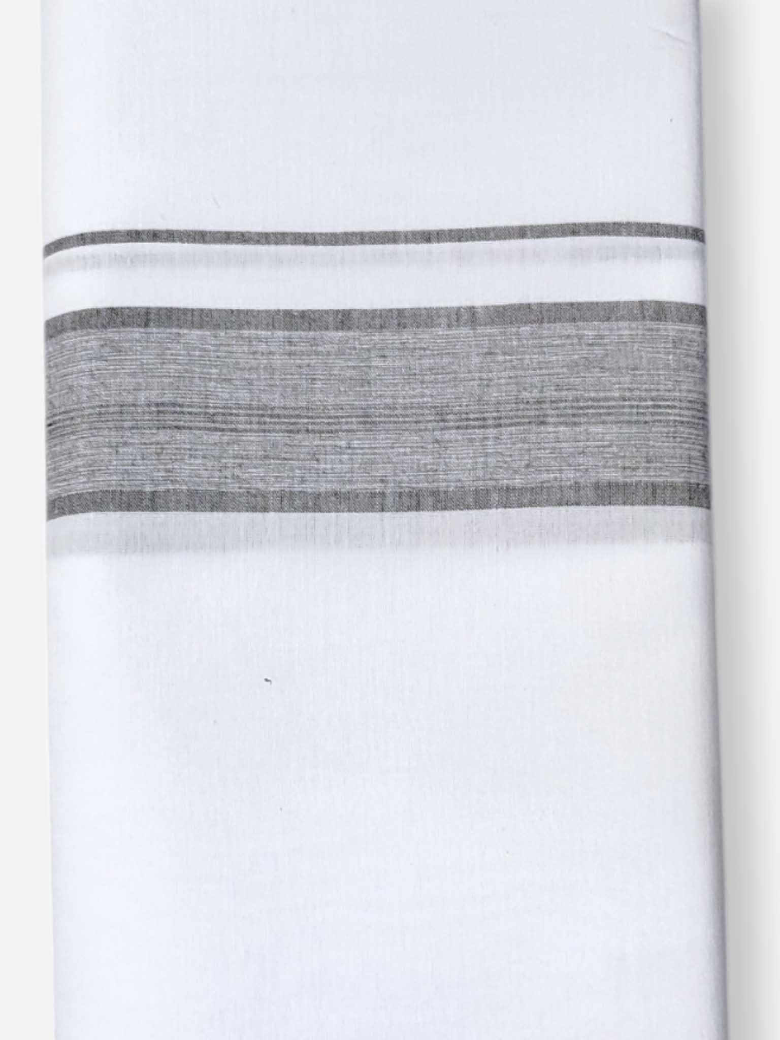 Single Kerala Pure White Mundu/Dhoti
