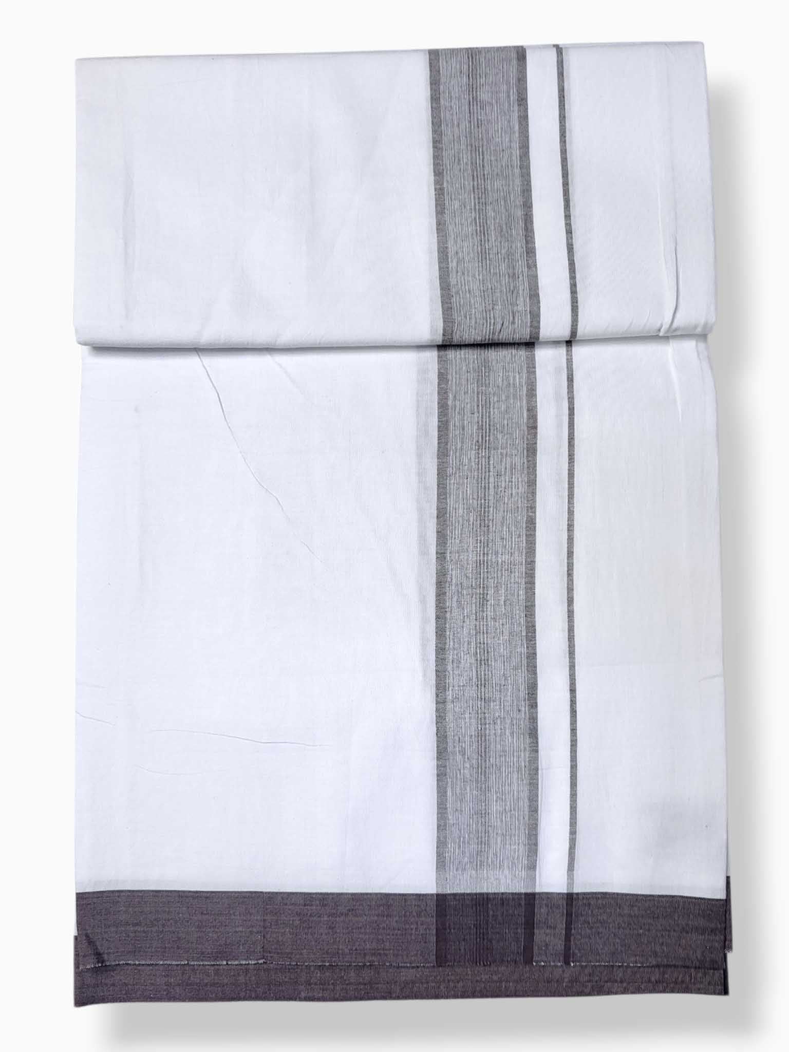 Single Kerala Pure White Mundu/Dhoti