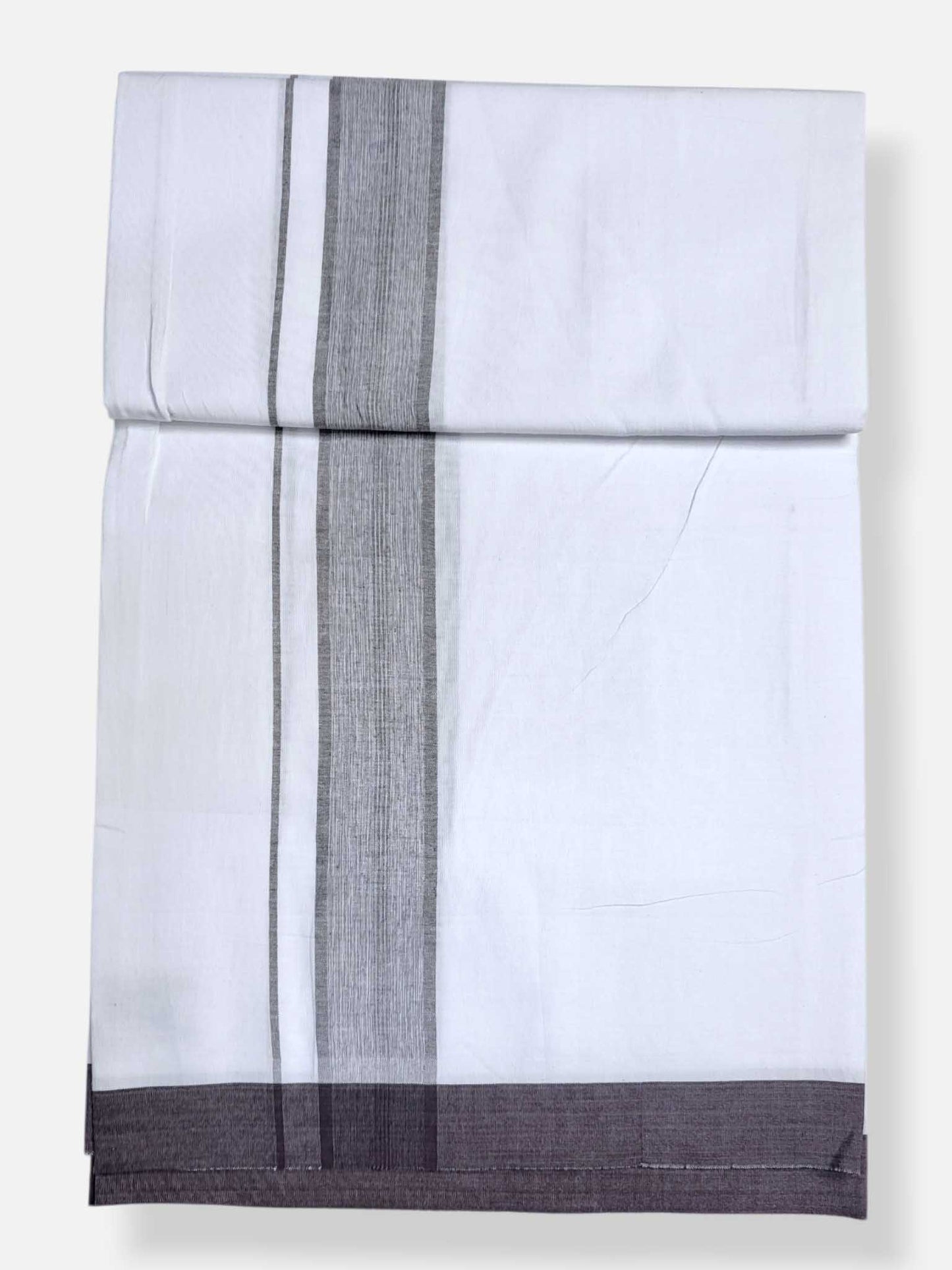 Single Kerala Pure White Mundu/Dhoti