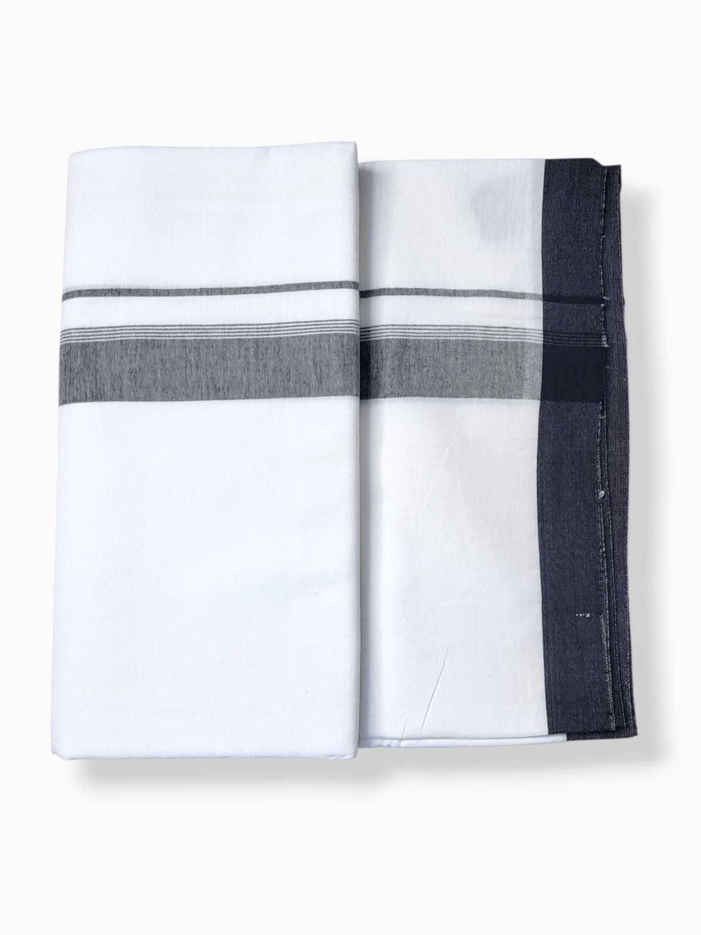 Single Kerala Pure White Mundu/Dhoti