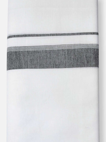 Single Kerala Pure White Mundu/Dhoti