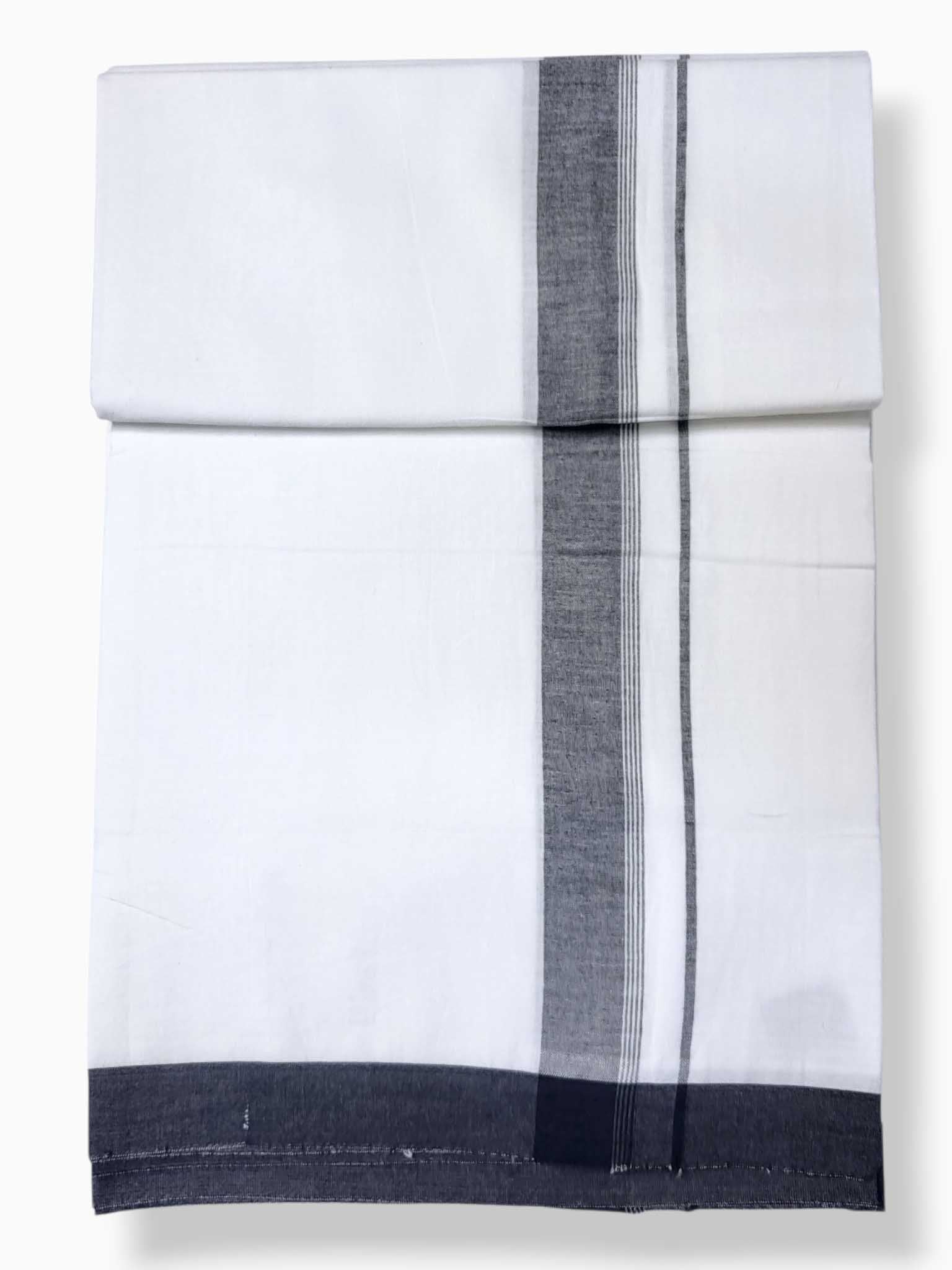 Single Kerala Pure White Mundu/Dhoti
