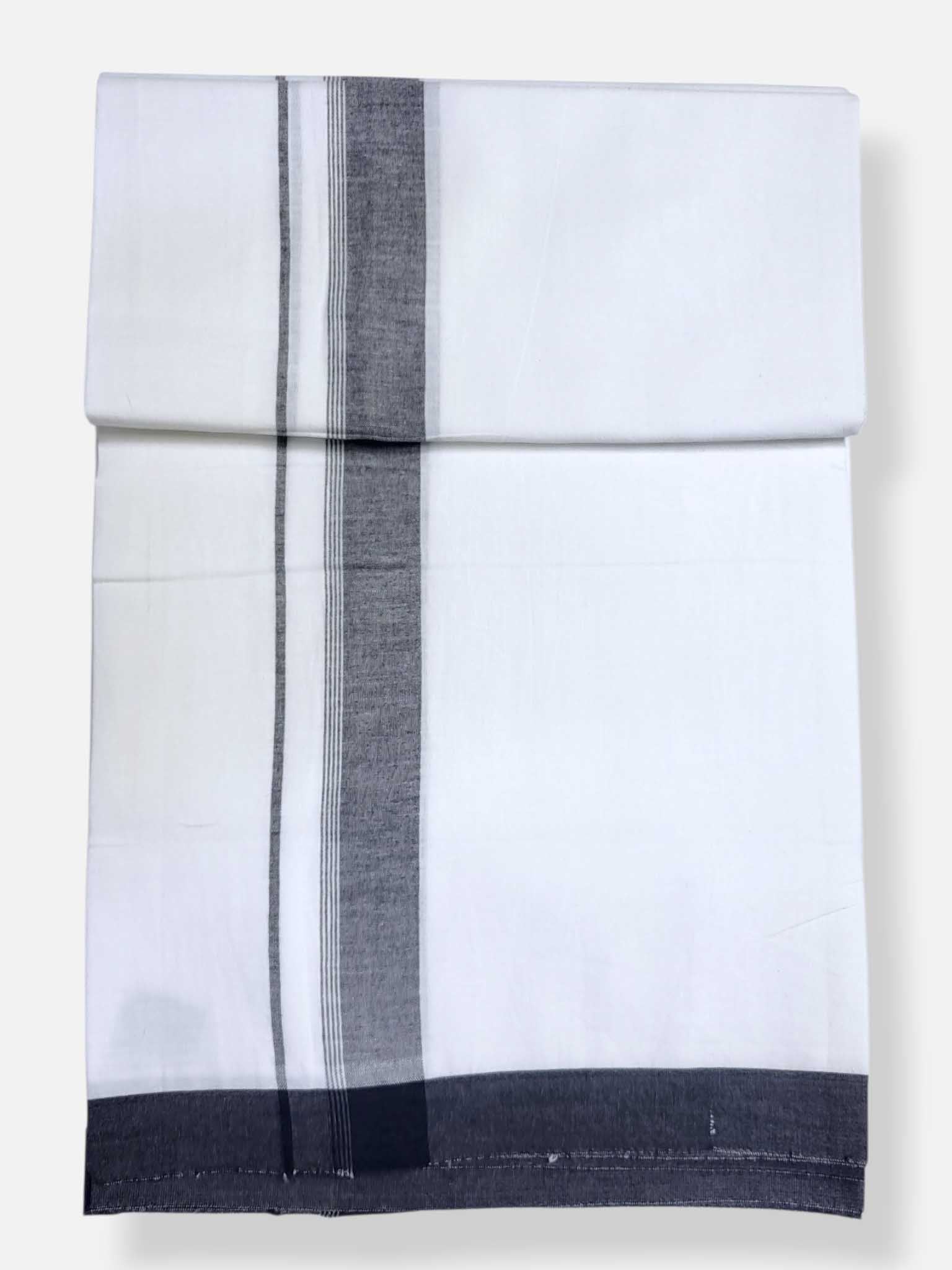 Single Kerala Pure White Mundu/Dhoti