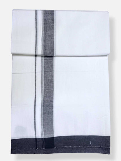 Single Kerala Pure White Mundu/Dhoti