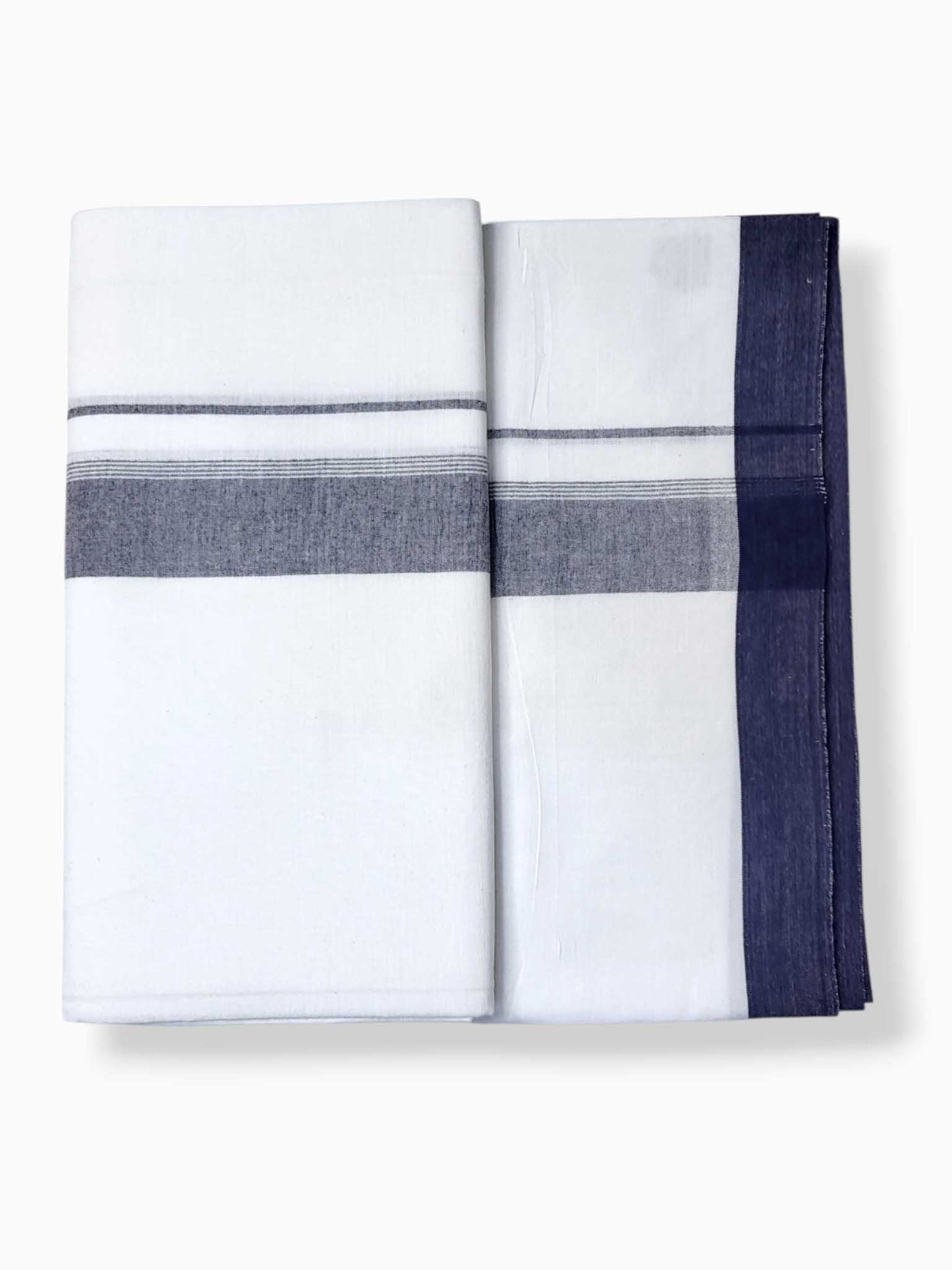 Single Kerala Pure White Mundu/Dhoti