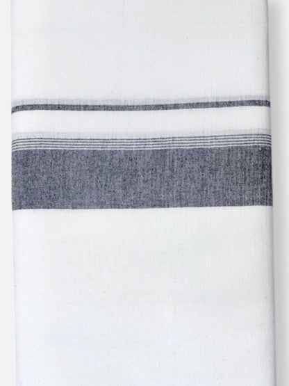 Single Kerala Pure White Mundu/Dhoti