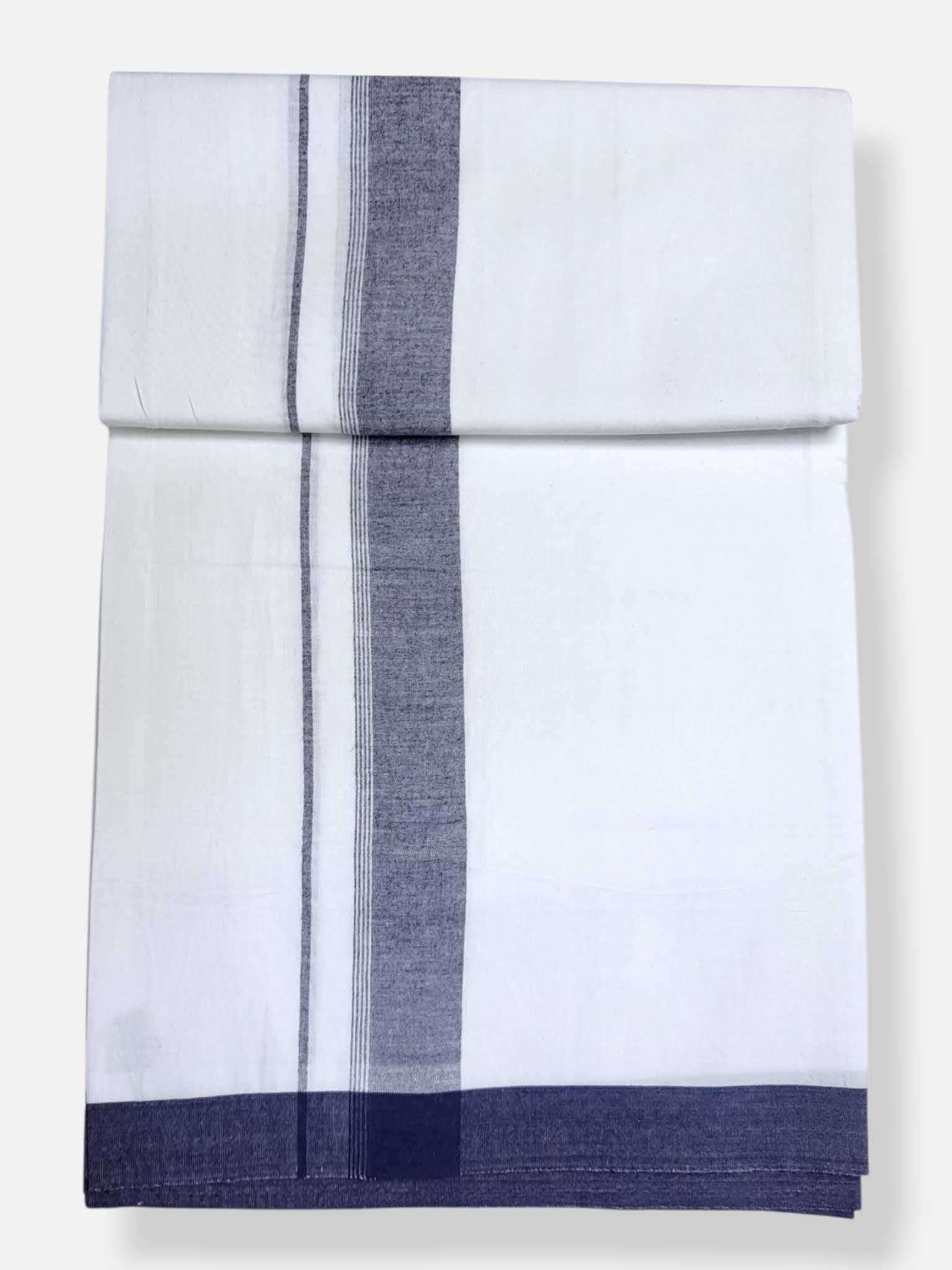 Single Kerala Pure White Mundu/Dhoti