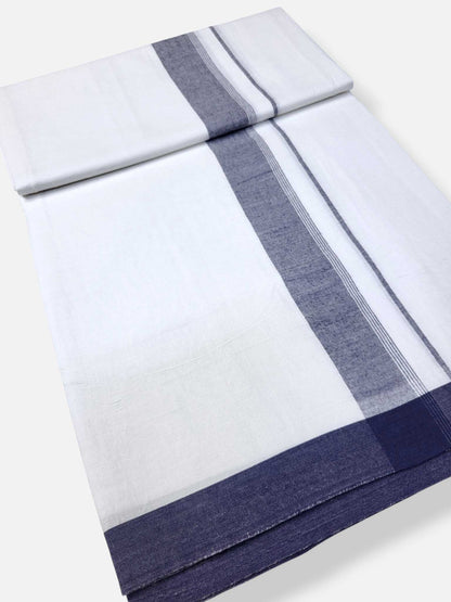 Single Kerala Pure White Mundu/Dhoti