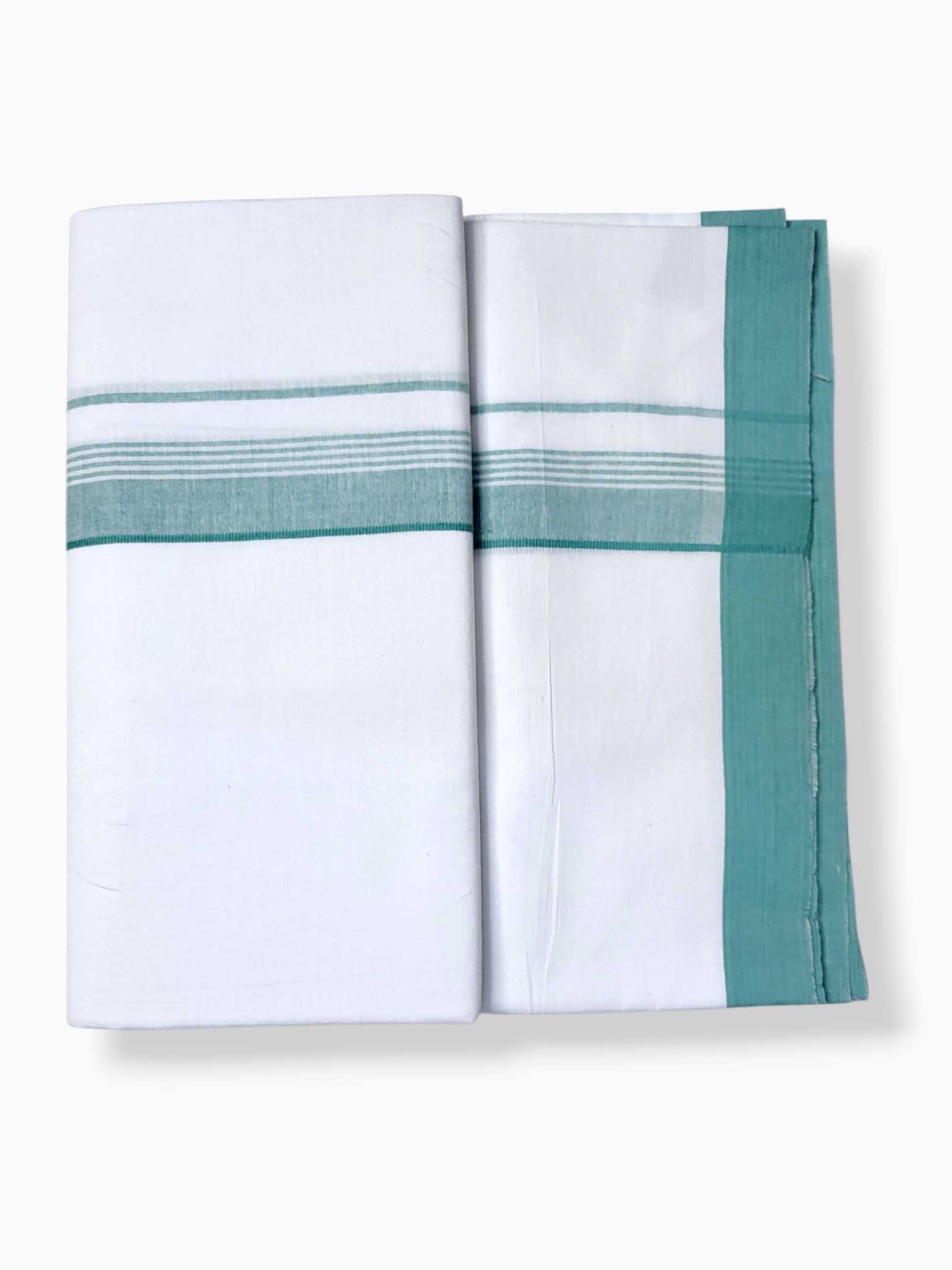 Single Kerala Pure White Mundu/Dhoti