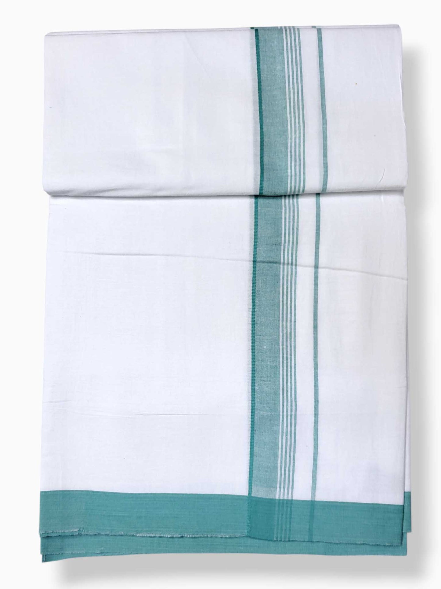Single Kerala Pure White Mundu/Dhoti