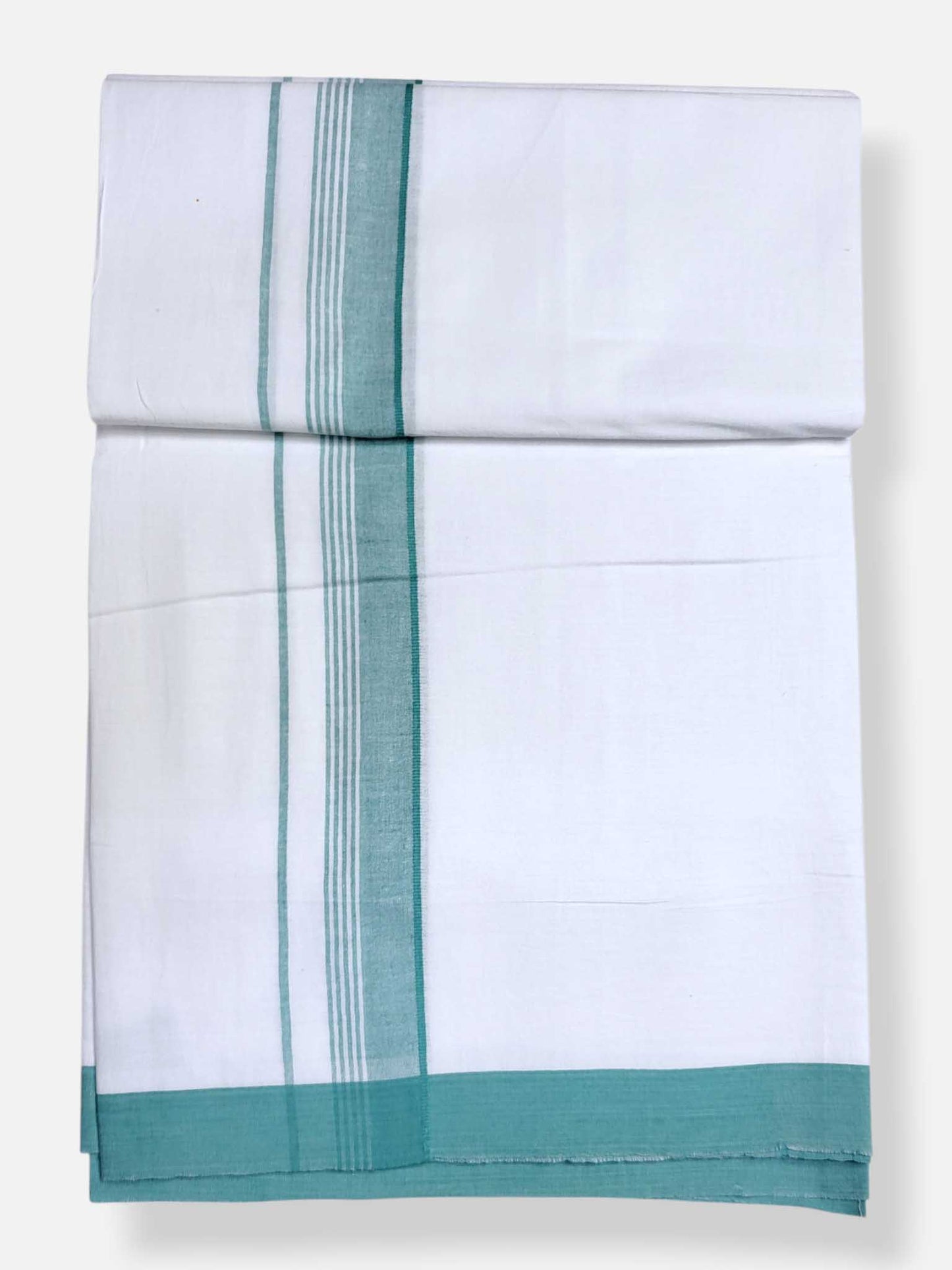 Single Kerala Pure White Mundu/Dhoti