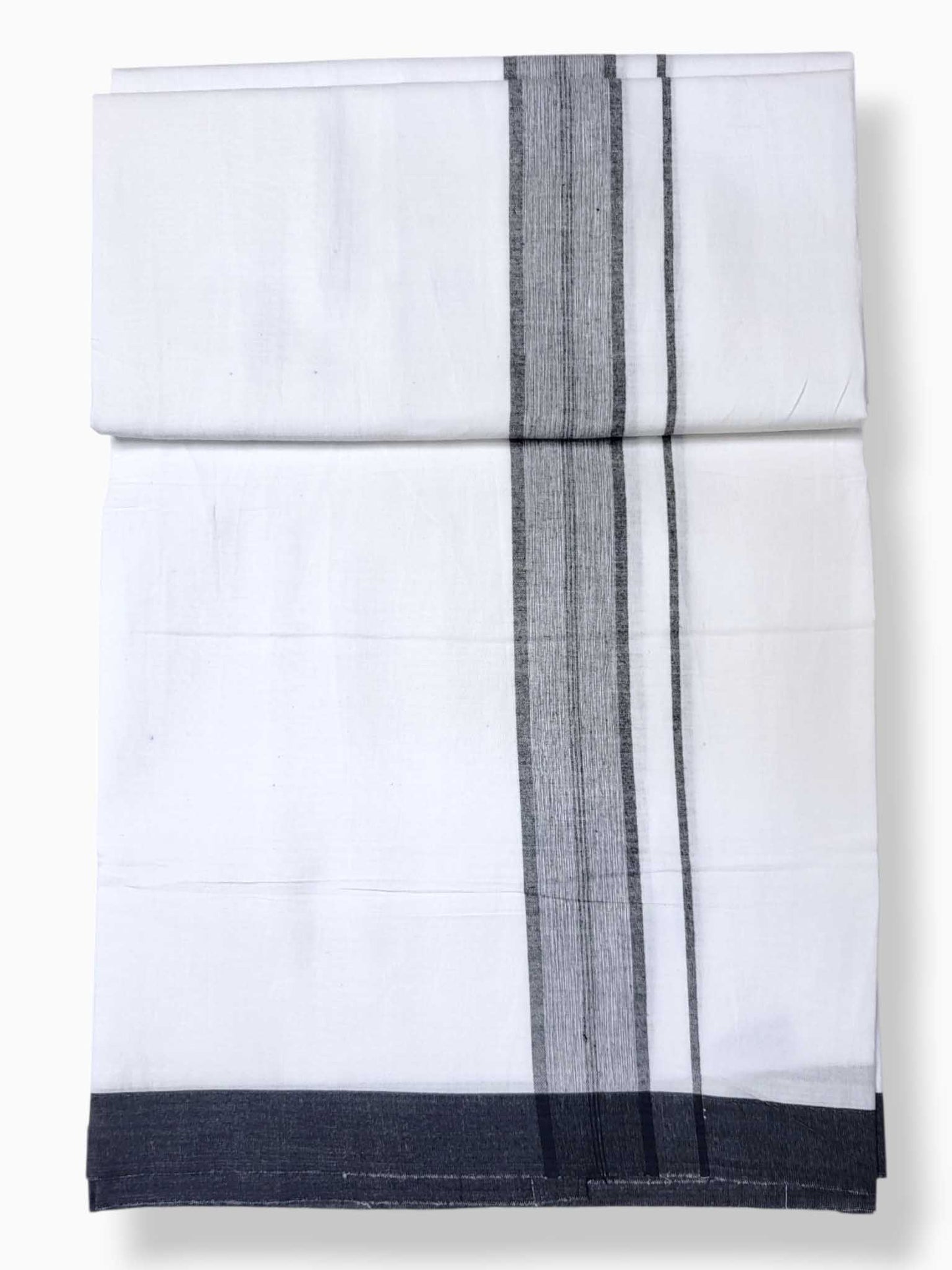 Single Kerala Pure White Mundu/Dhoti