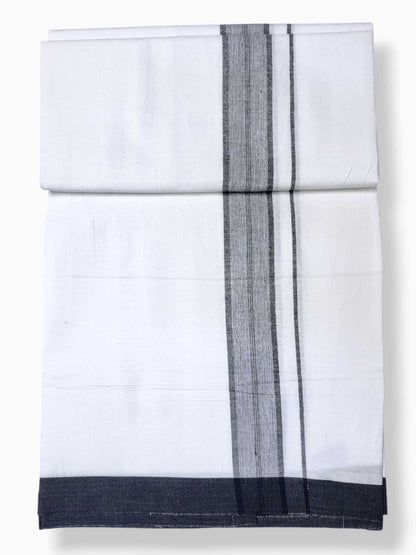 Single Kerala Pure White Mundu/Dhoti