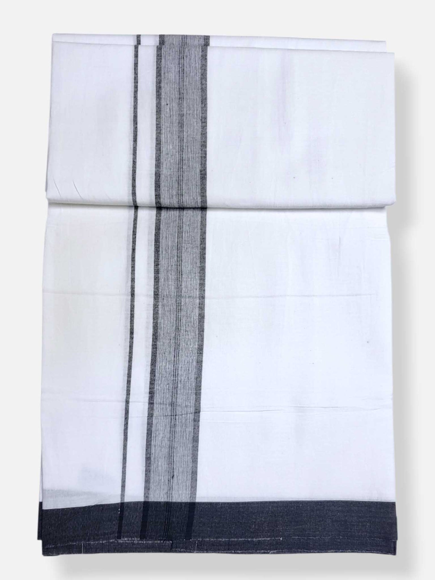 Single Kerala Pure White Mundu/Dhoti