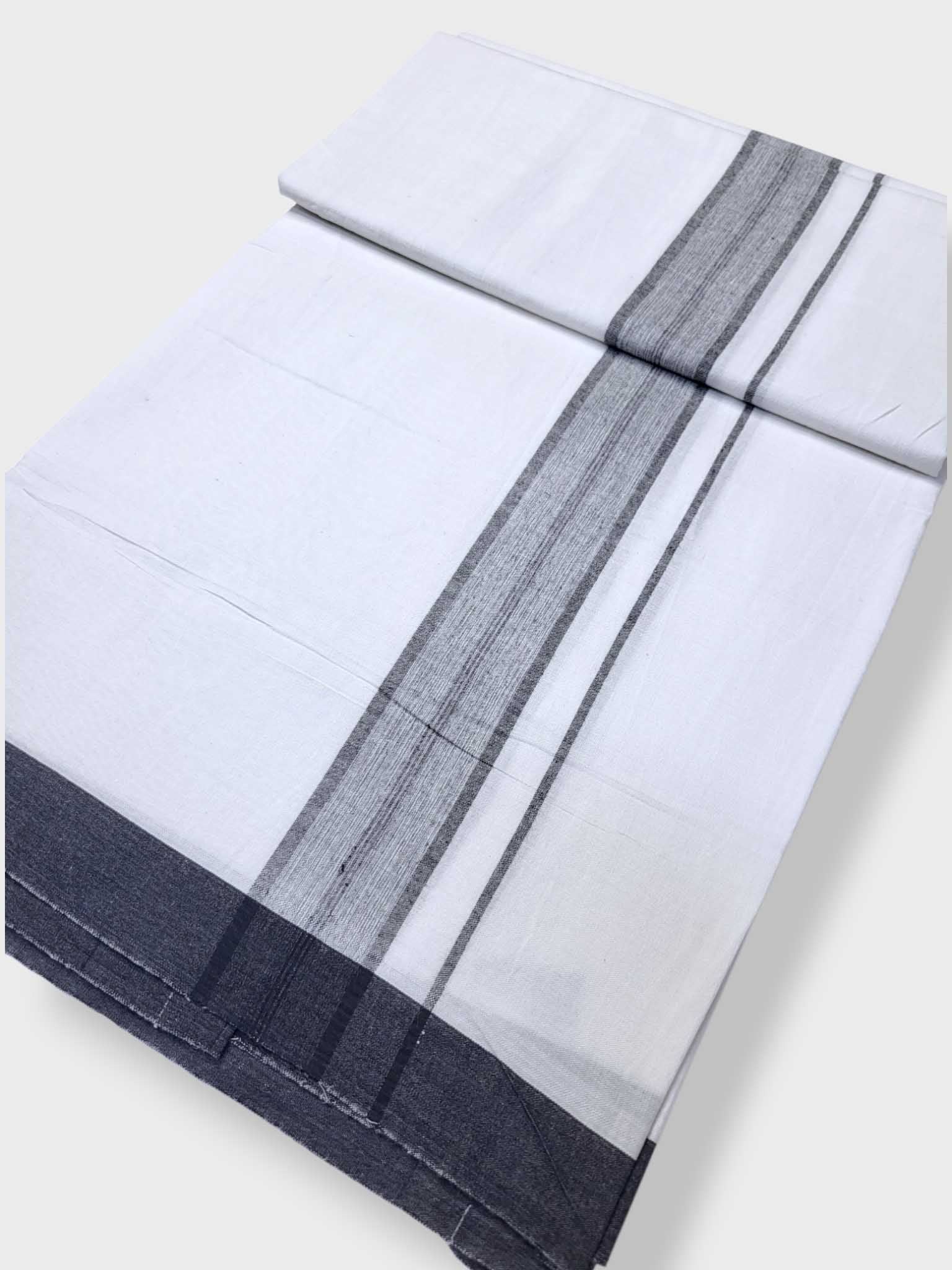 Single Kerala Pure White Mundu/Dhoti