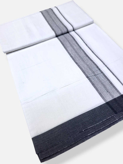 Single Kerala Pure White Mundu/Dhoti