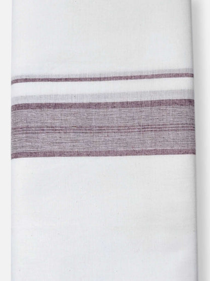 Single Kerala Pure White Mundu/Dhoti