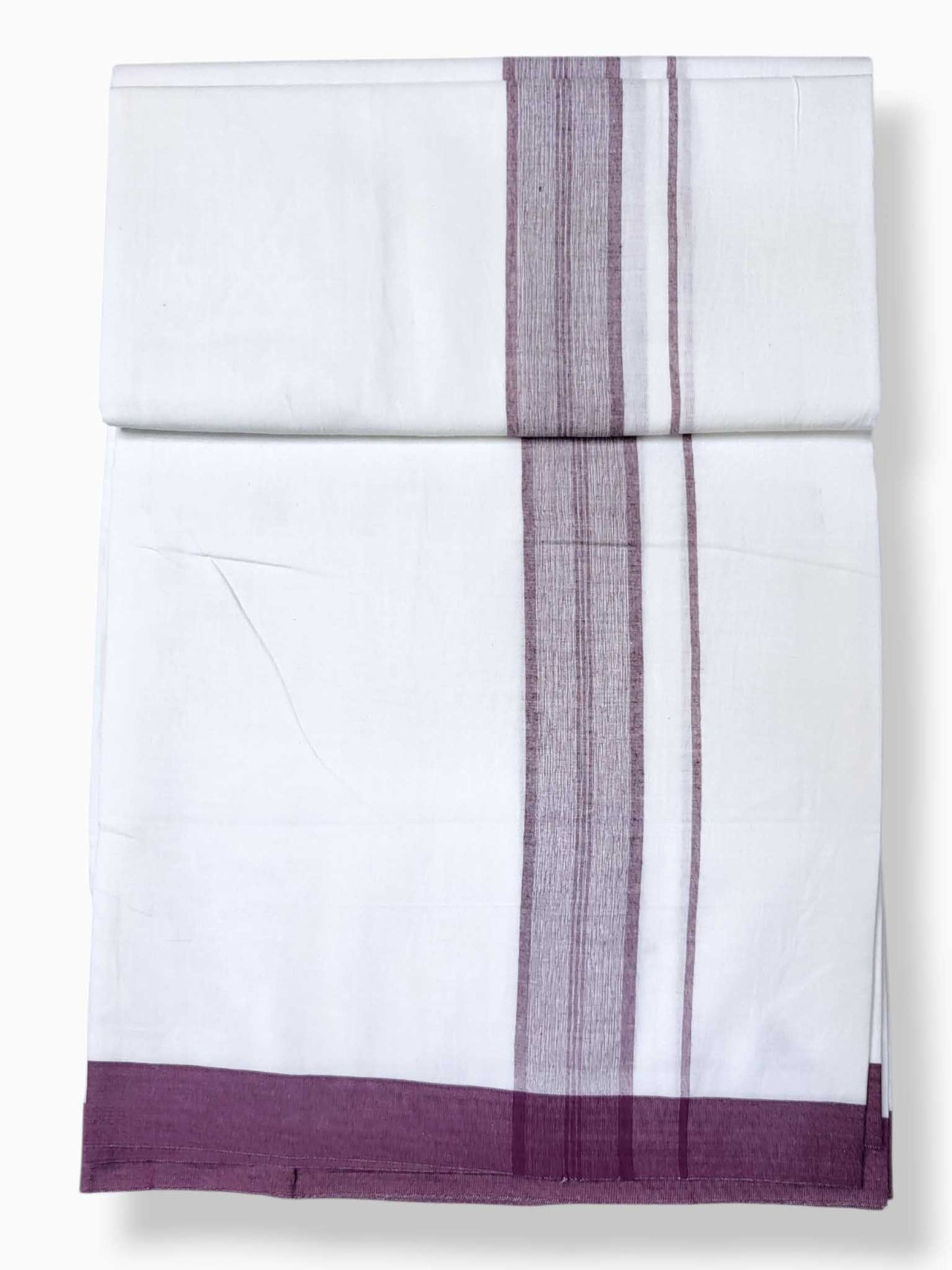 Single Kerala Pure White Mundu/Dhoti