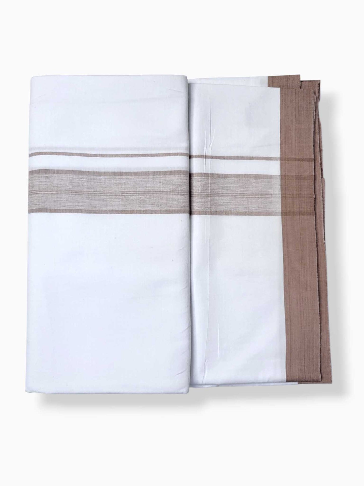 Single Kerala Pure White Mundu/Dhoti