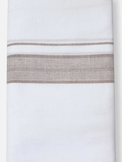 Single Kerala Pure White Mundu/Dhoti