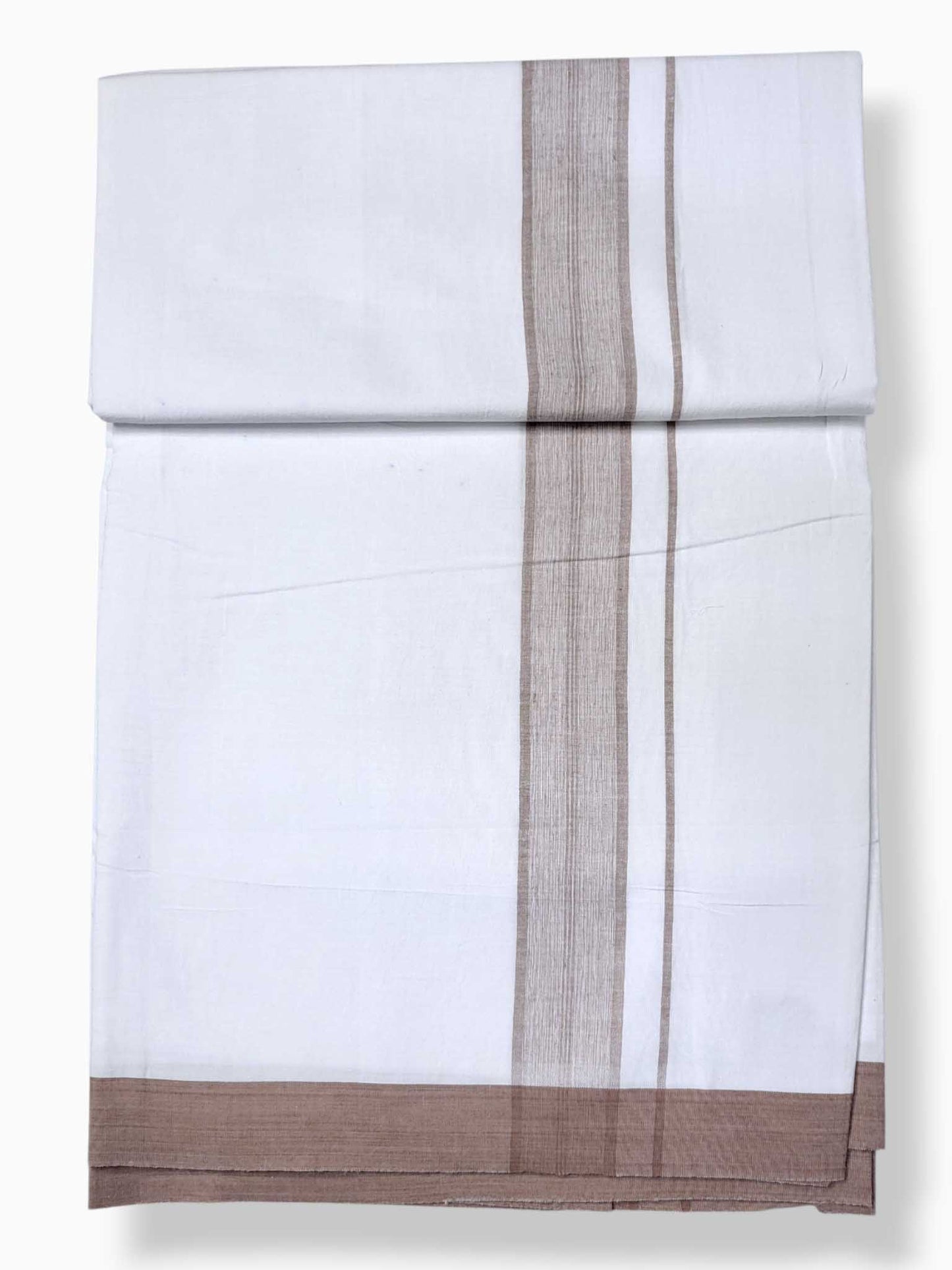 Single Kerala Pure White Mundu/Dhoti