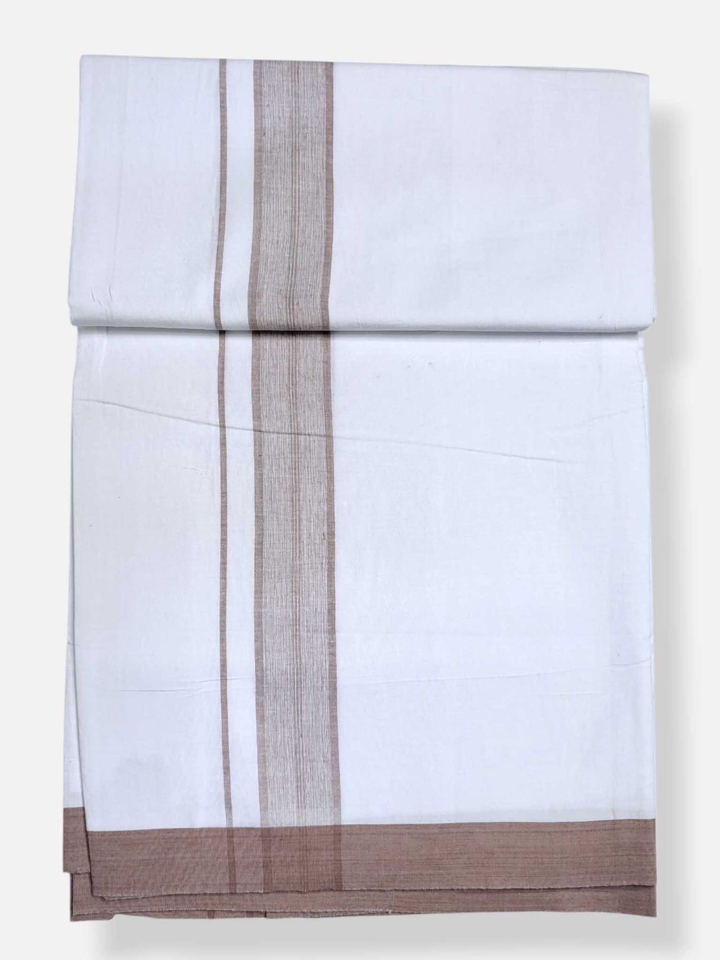 Single Kerala Pure White Mundu/Dhoti