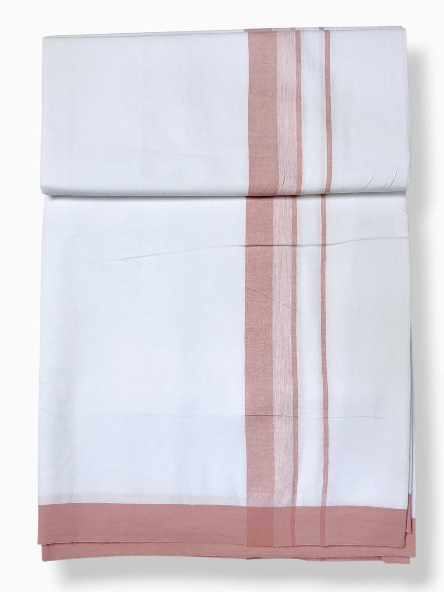 Single Kerala Pure White Mundu/Dhoti