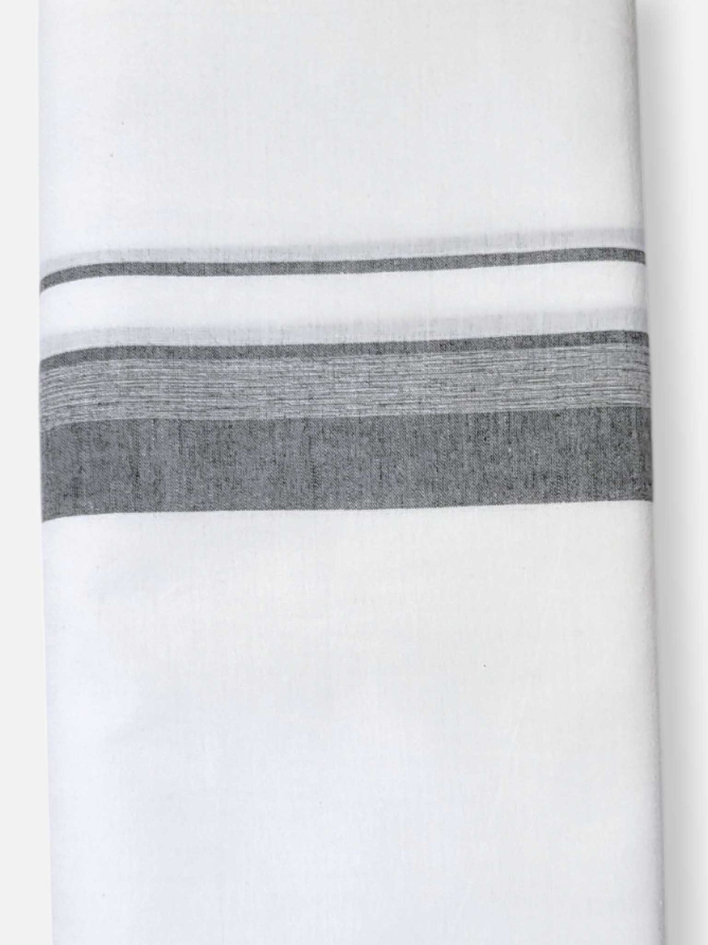 Single Kerala Pure White Mundu/Dhoti