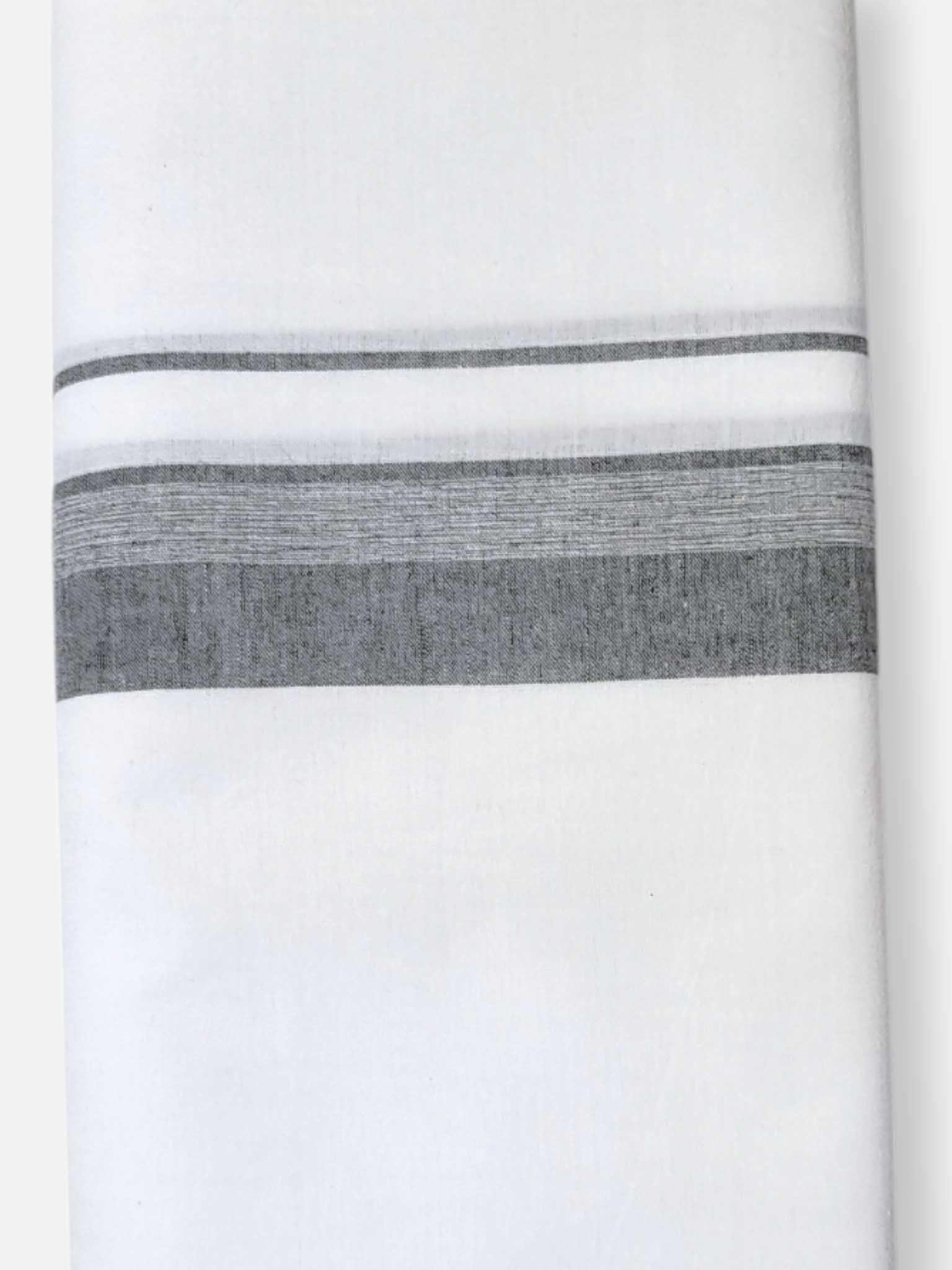 Single Kerala Pure White Mundu/Dhoti