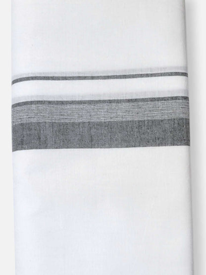Single Kerala Pure White Mundu/Dhoti