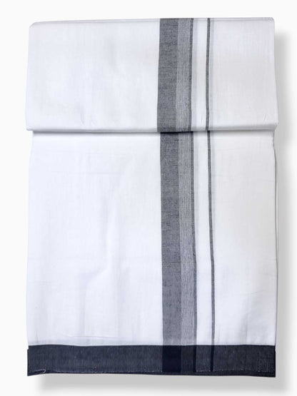 Single Kerala Pure White Mundu/Dhoti