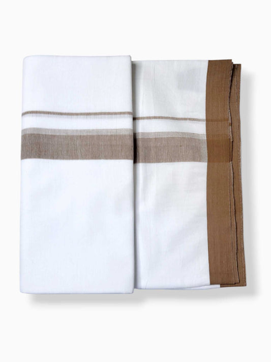 Single Kerala Pure White Mundu/Dhoti