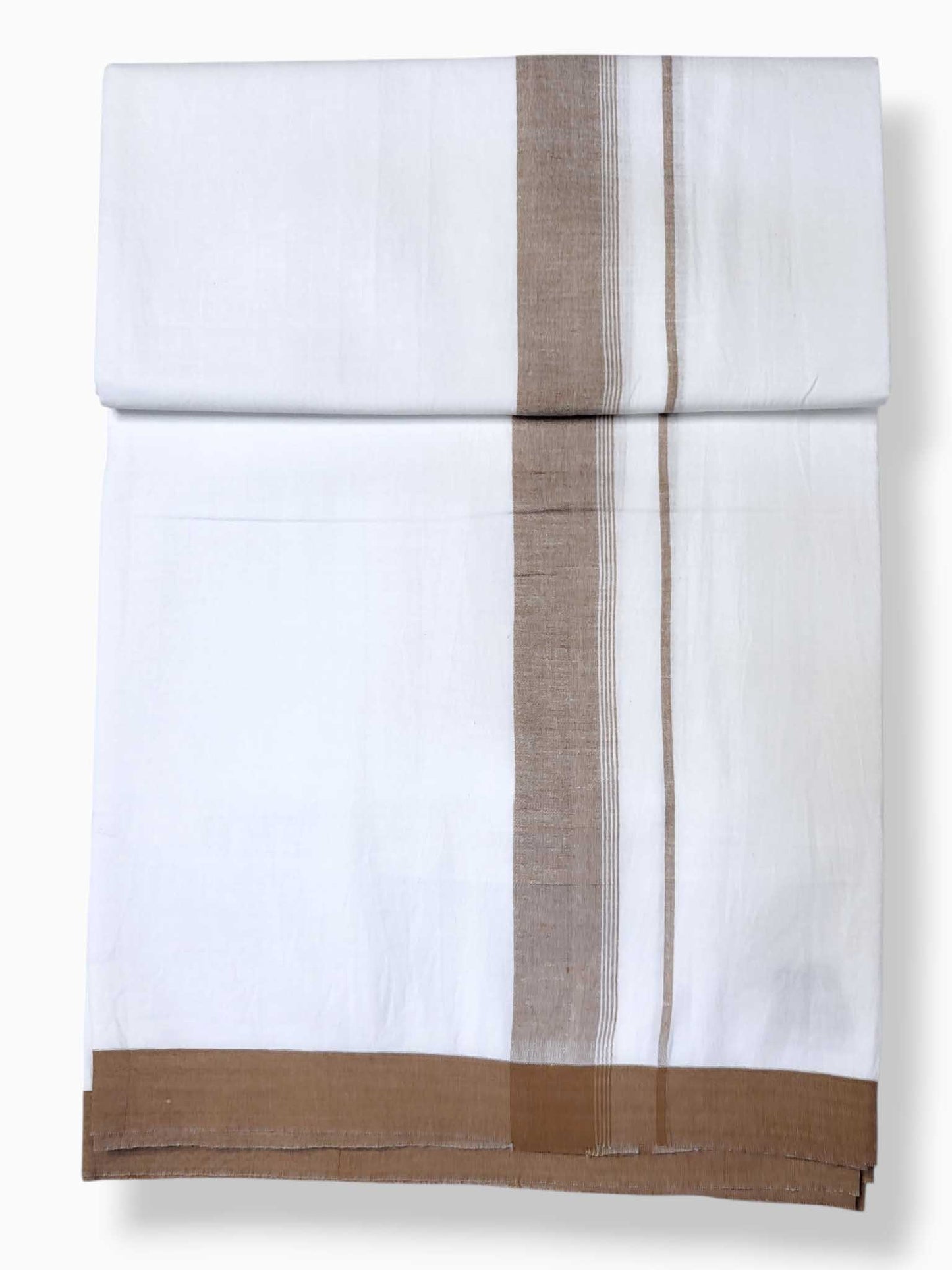 Single Kerala Pure White Mundu/Dhoti