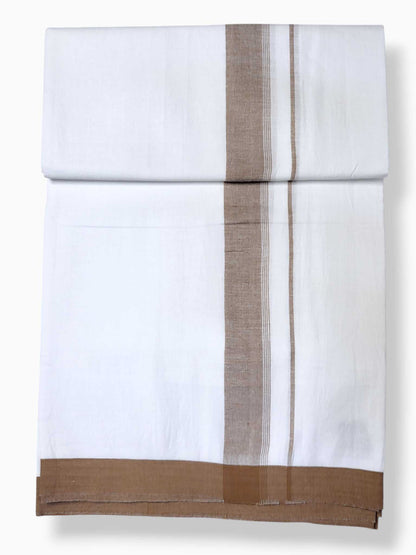 Single Kerala Pure White Mundu/Dhoti