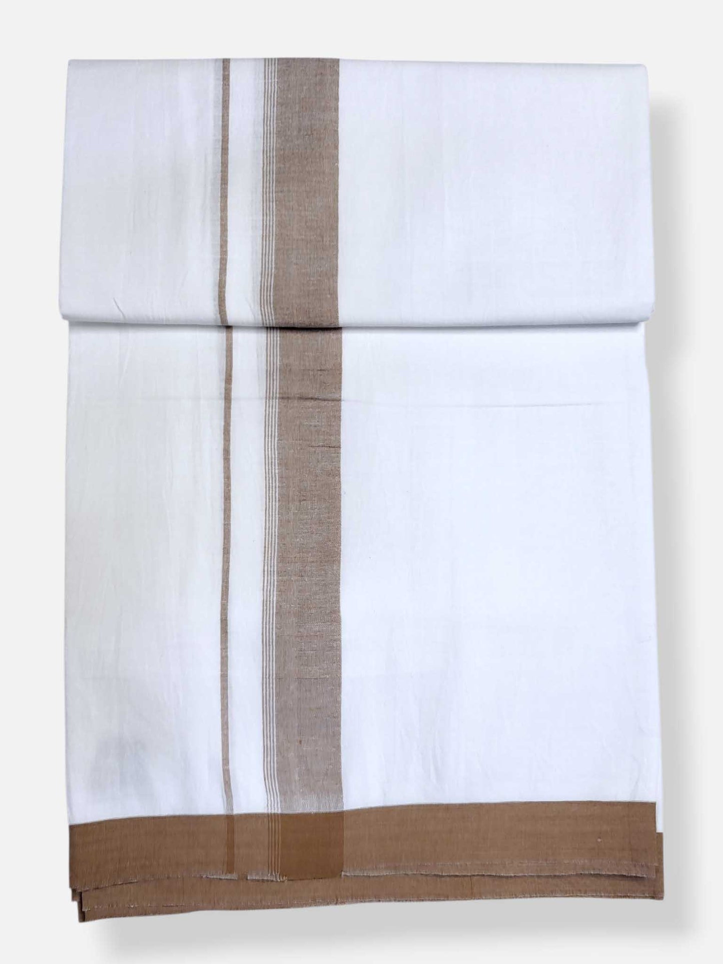 Single Kerala Pure White Mundu/Dhoti