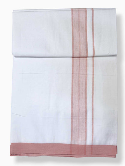 Single Kerala Pure White Mundu/Dhoti