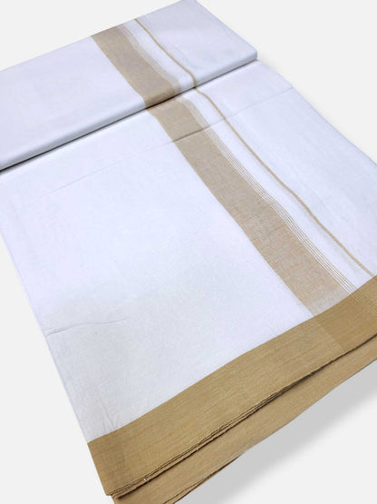 Single Kerala Pure White Mundu/Dhoti