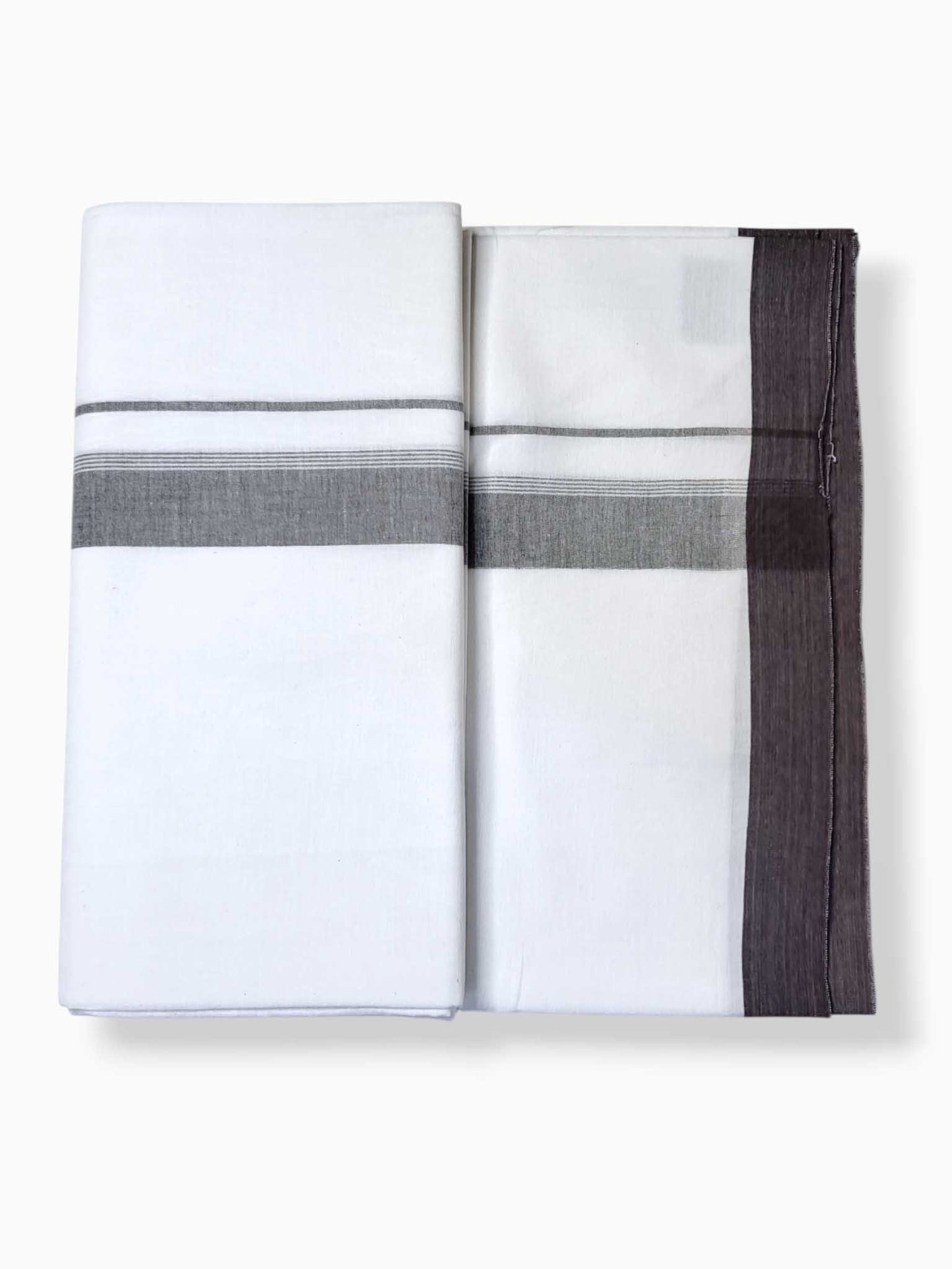Single Kerala Pure White Mundu/Dhoti