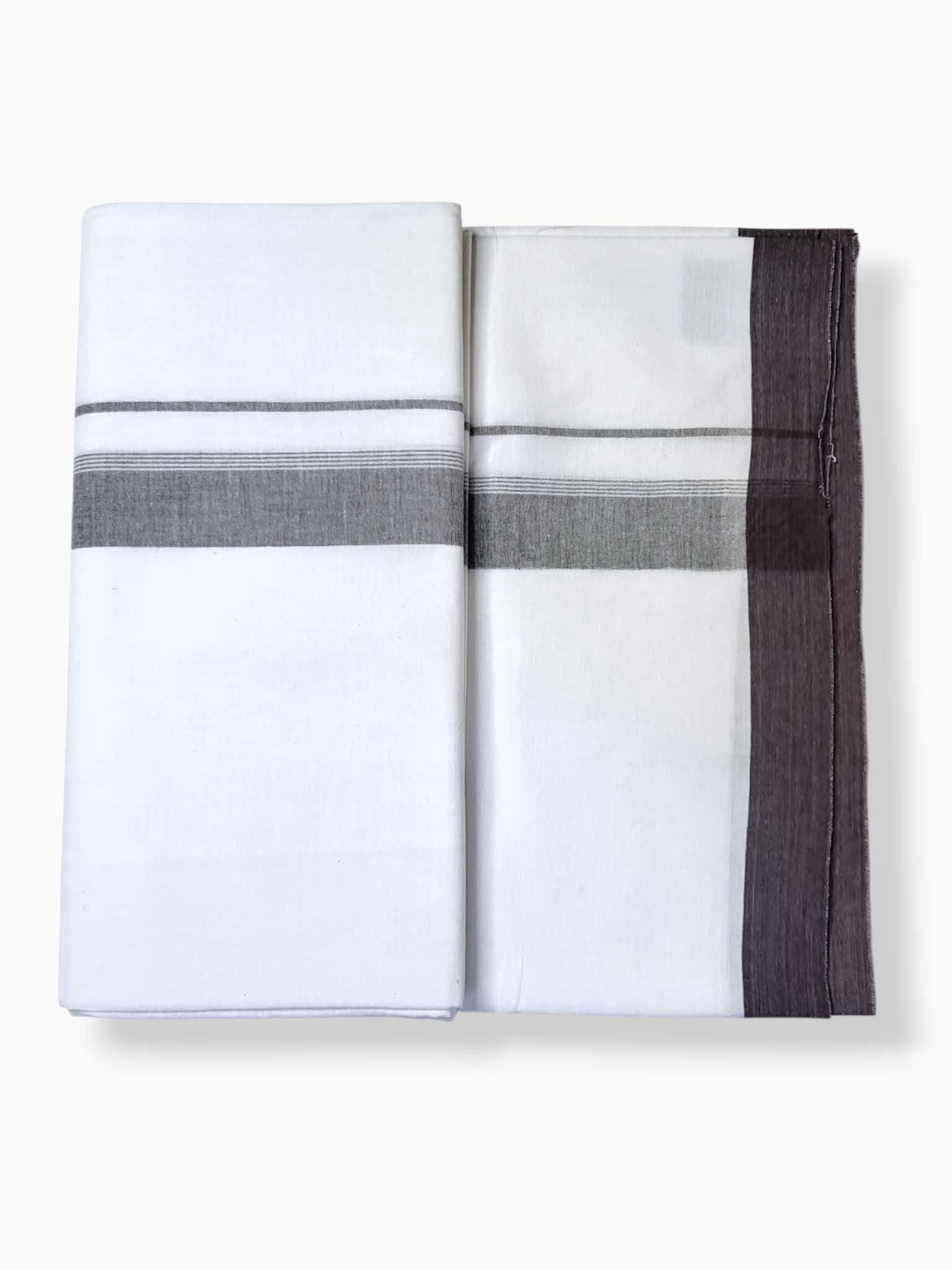 Single Kerala Pure White Mundu/Dhoti