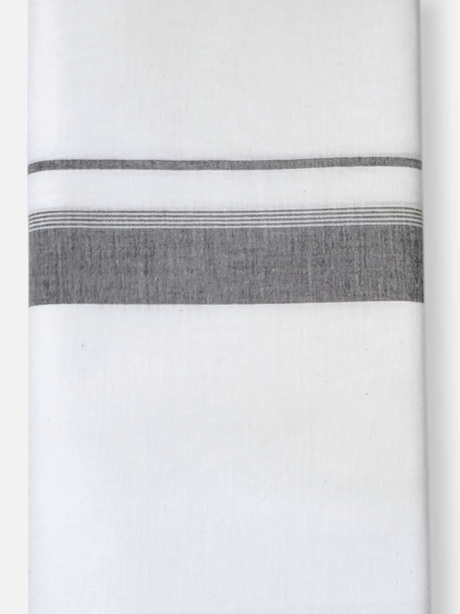Single Kerala Pure White Mundu/Dhoti