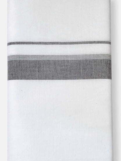 Single Kerala Pure White Mundu/Dhoti