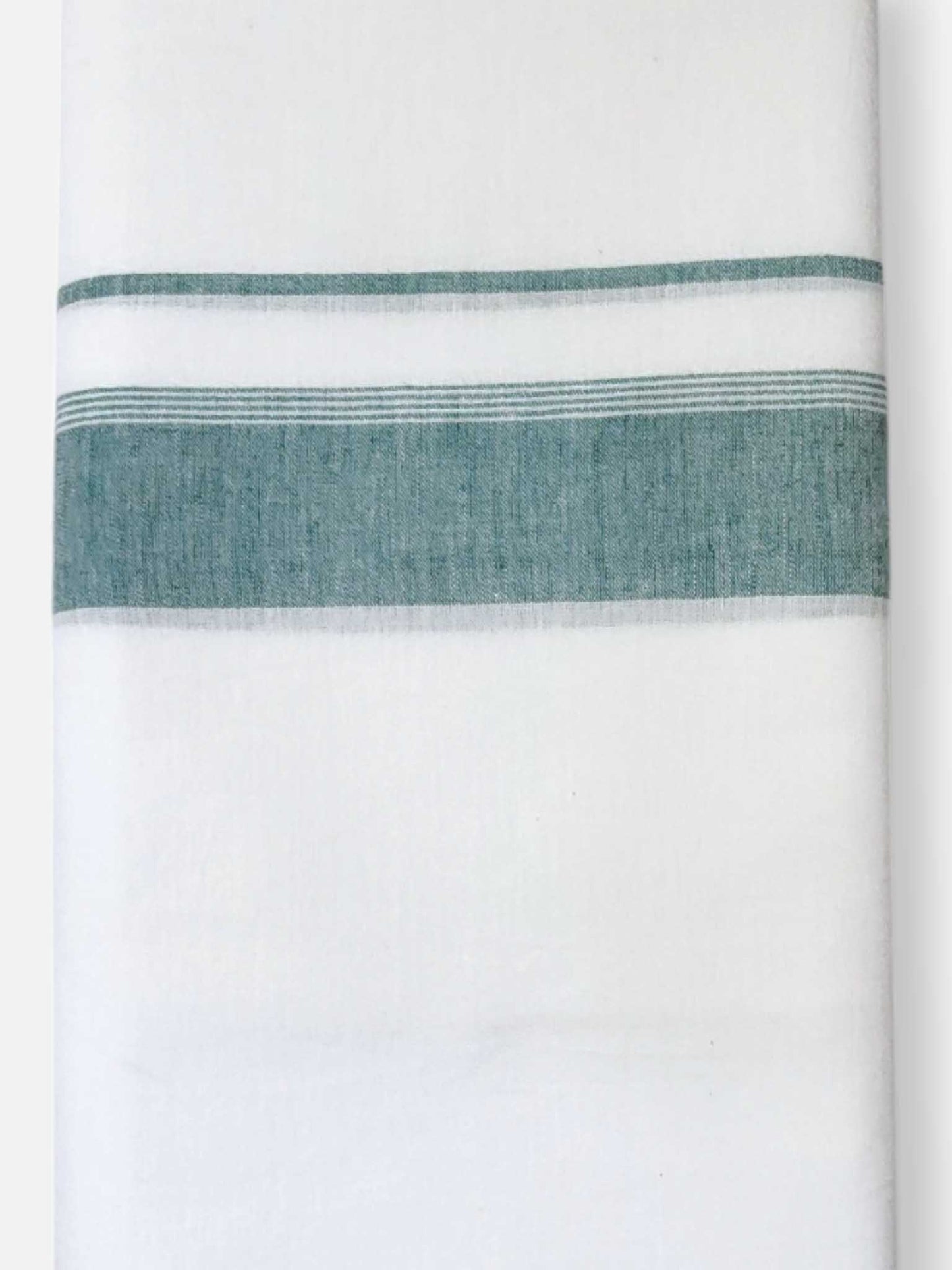 Single Kerala Pure White Mundu/Dhoti