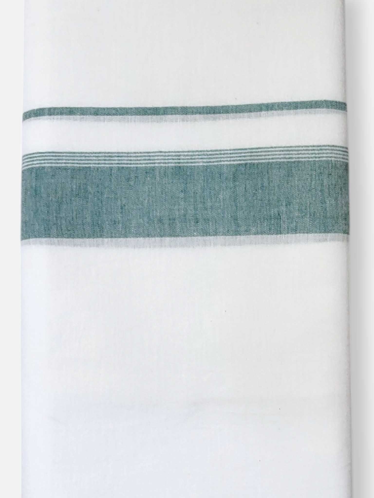 Single Kerala Pure White Mundu/Dhoti