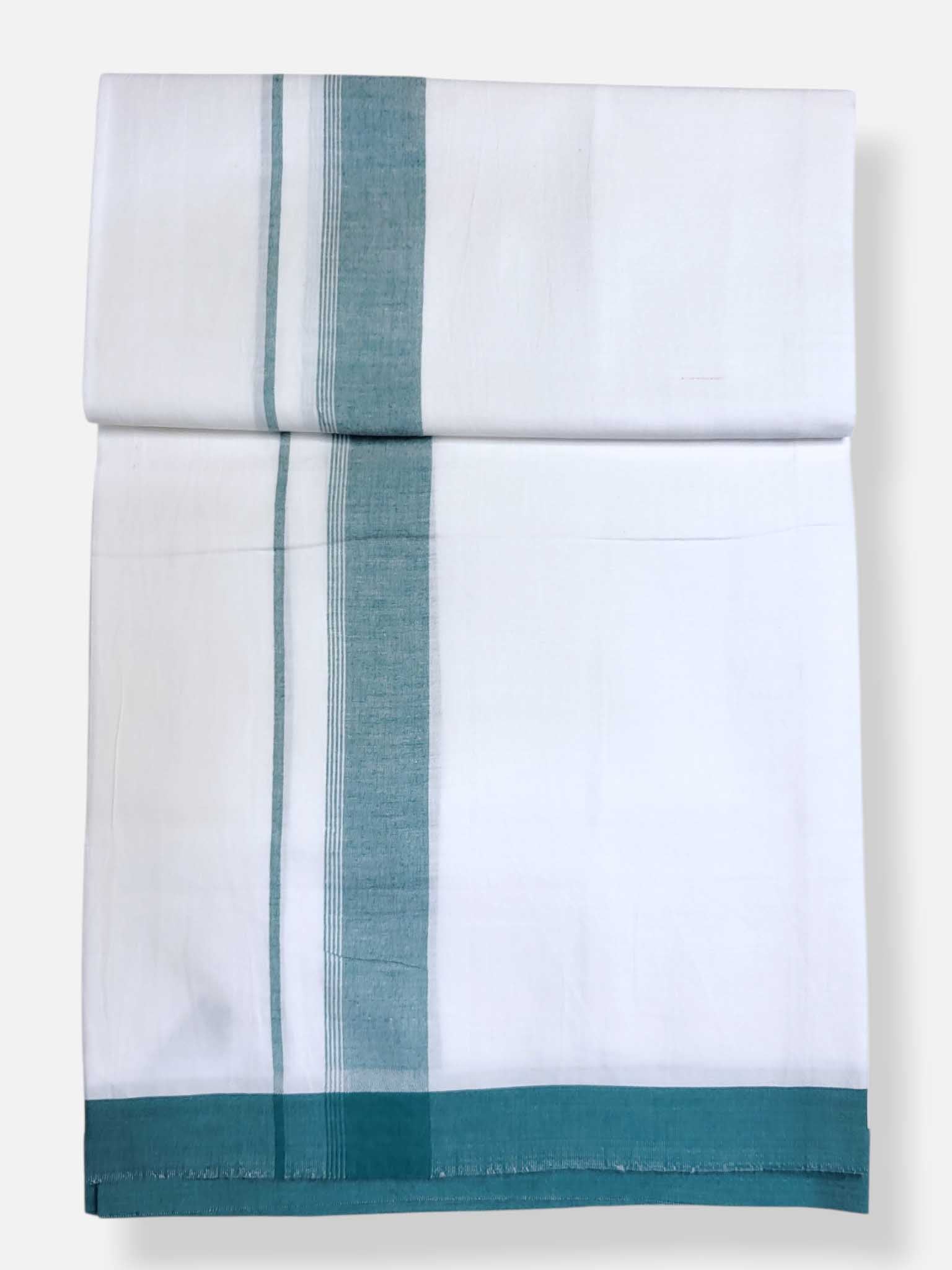 Single Kerala Pure White Mundu/Dhoti