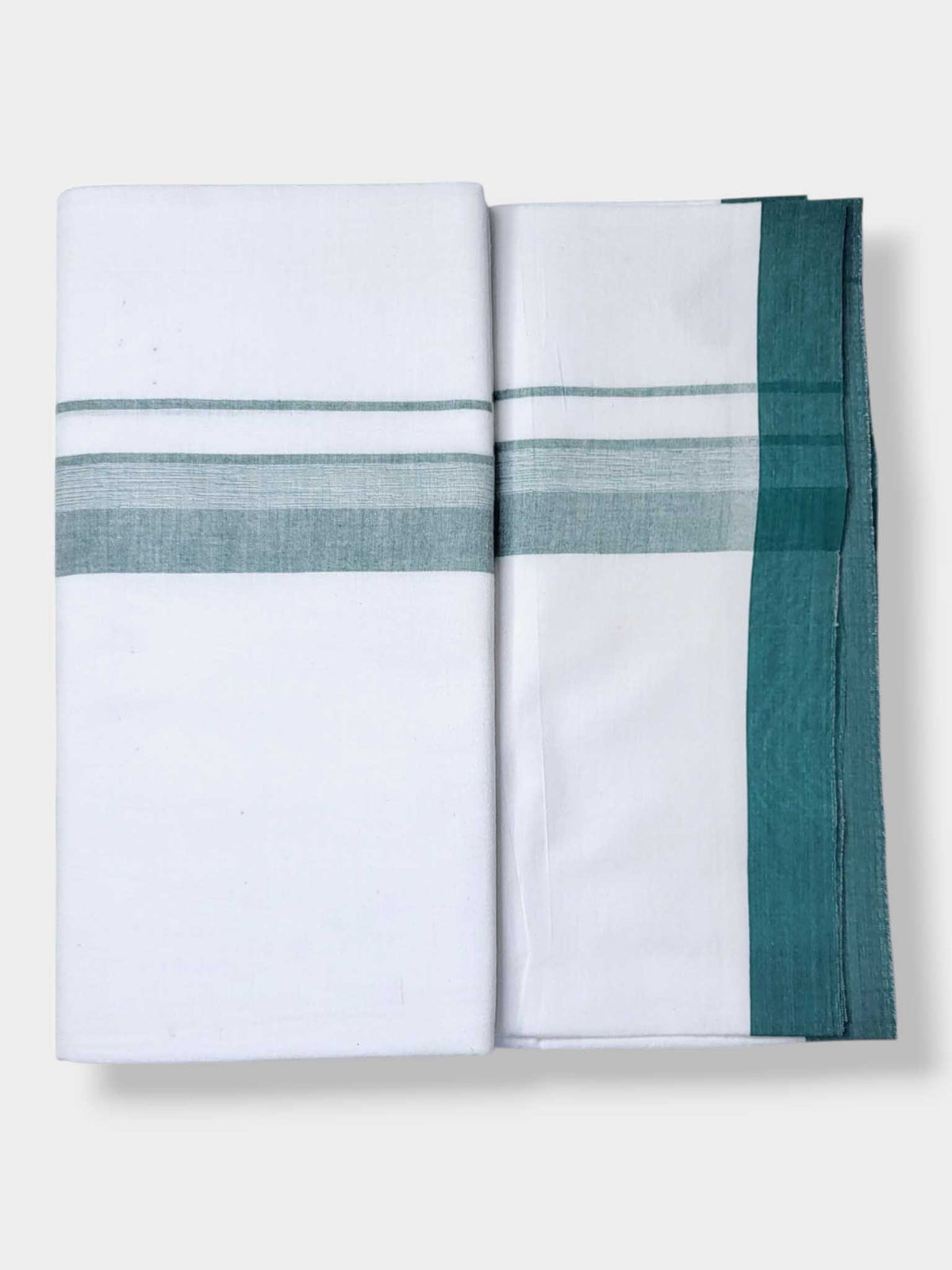 Single Kerala Pure White Mundu/Dhoti