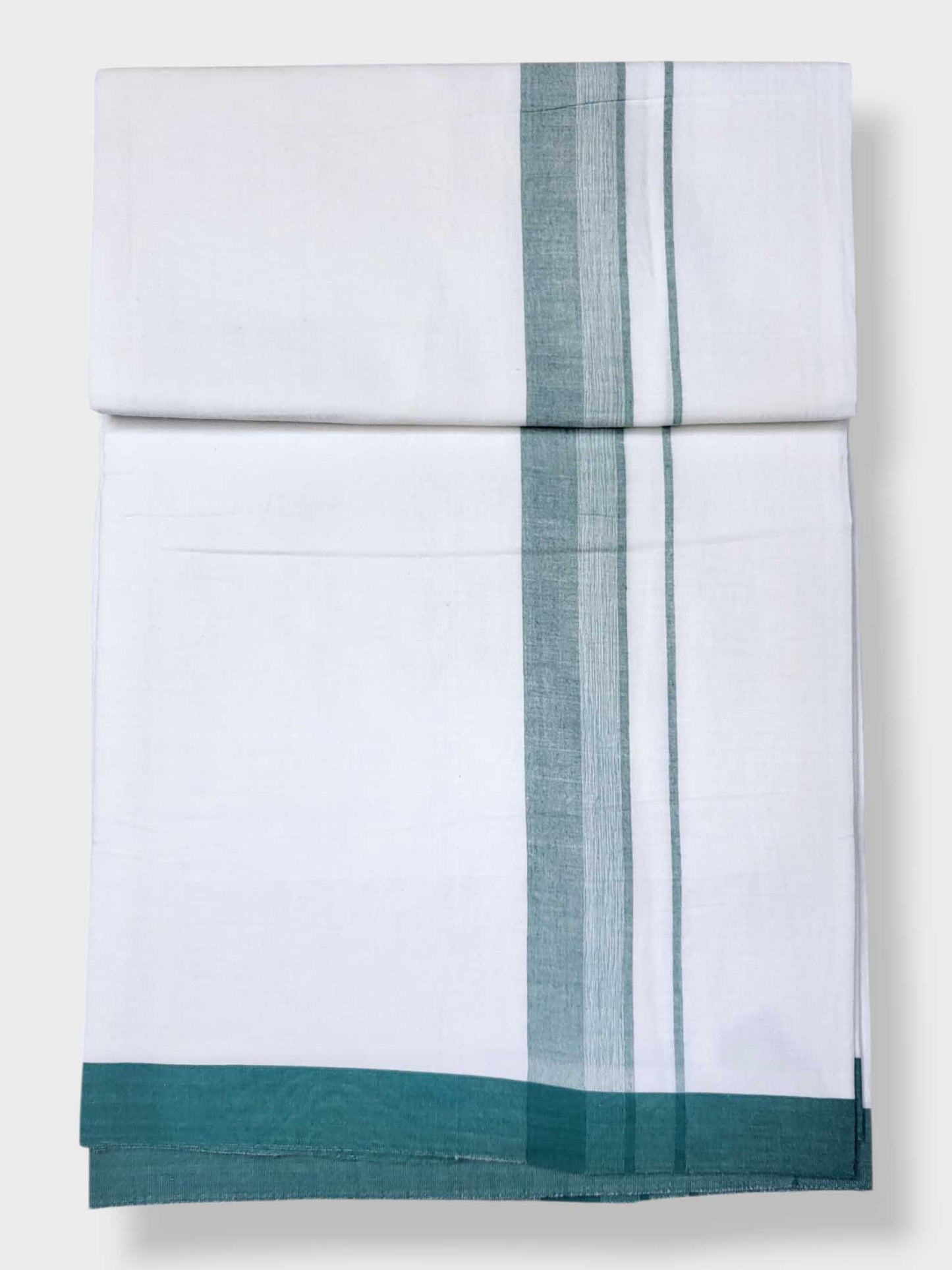 Single Kerala Pure White Mundu/Dhoti