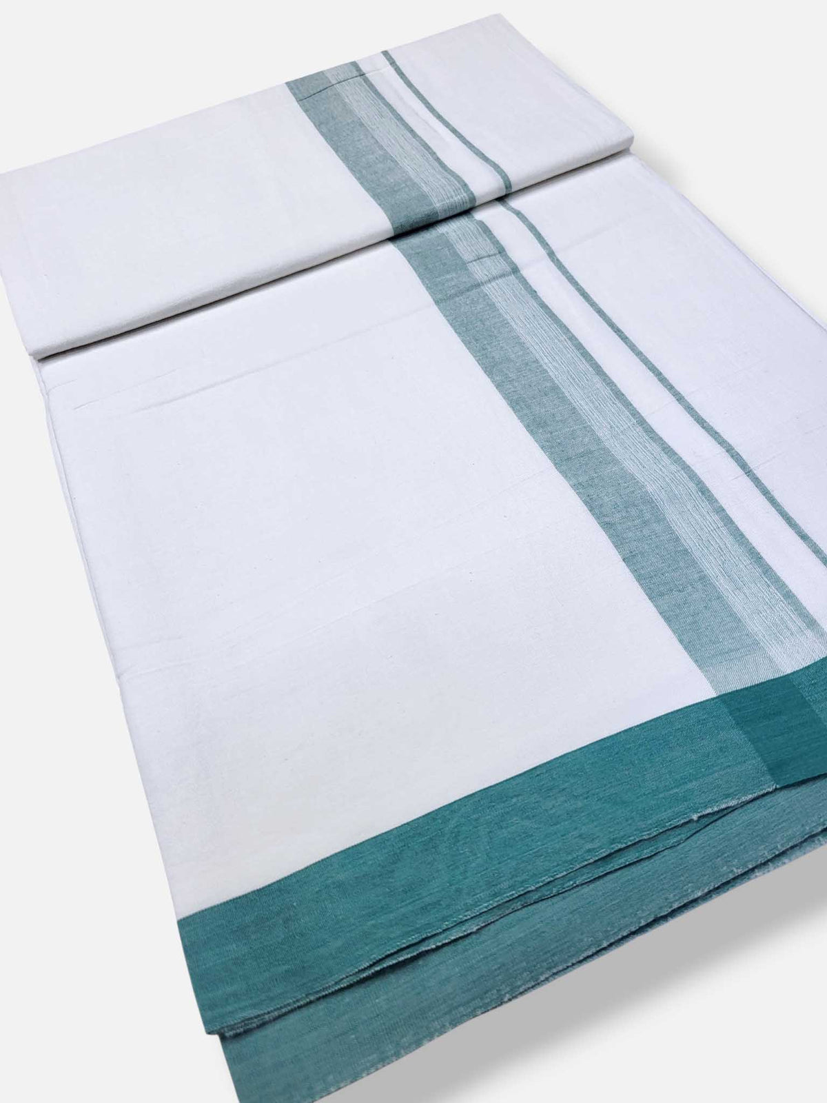 Single Kerala Pure White Mundu/Dhoti