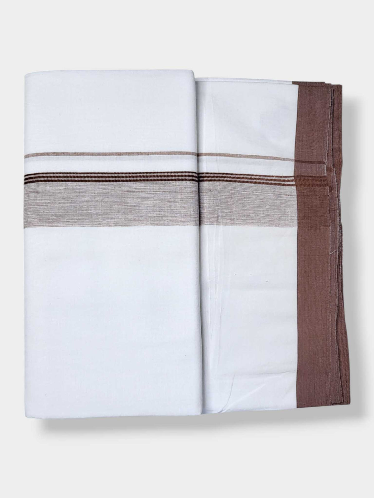 Single Kerala Pure White Mundu/Dhoti