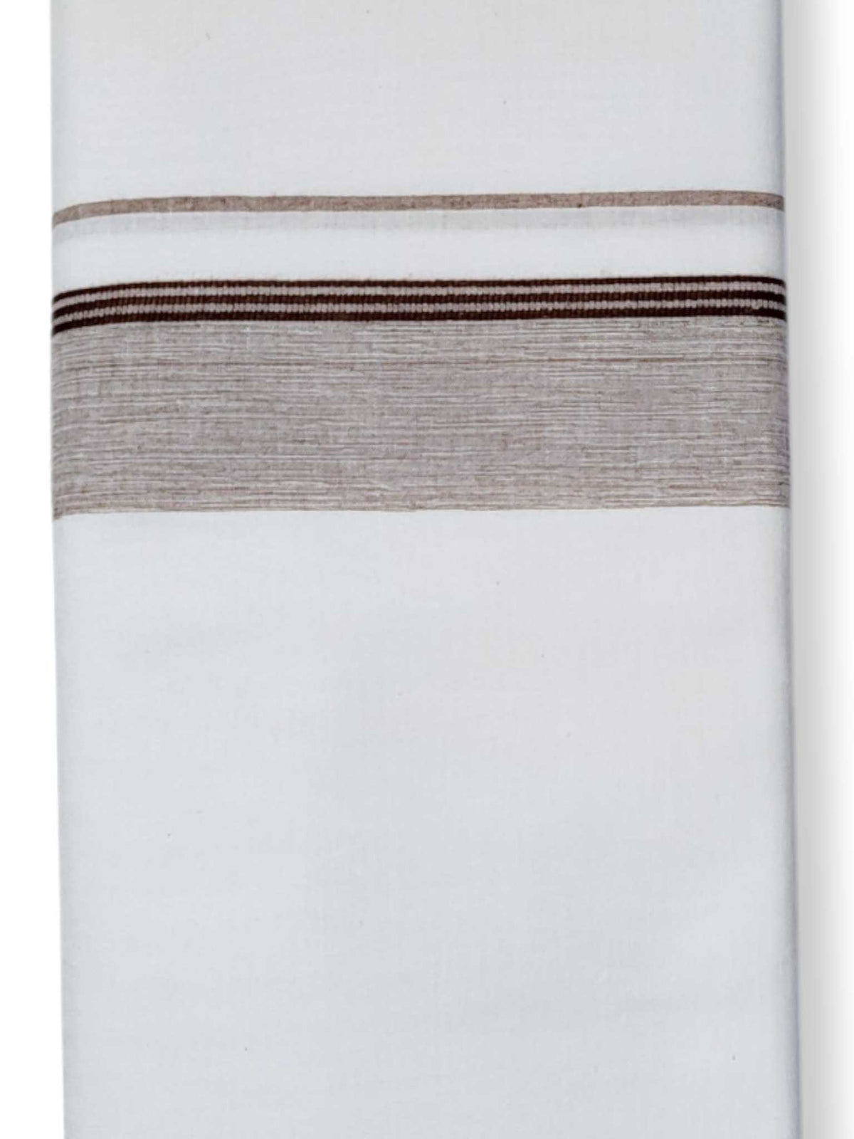 Single Kerala Pure White Mundu/Dhoti